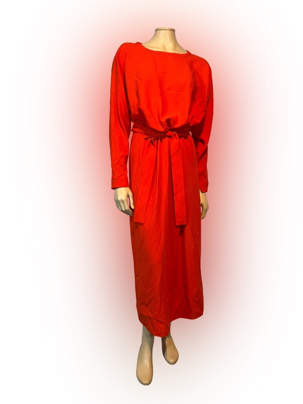 Windsor Red Long sleeve Dress
